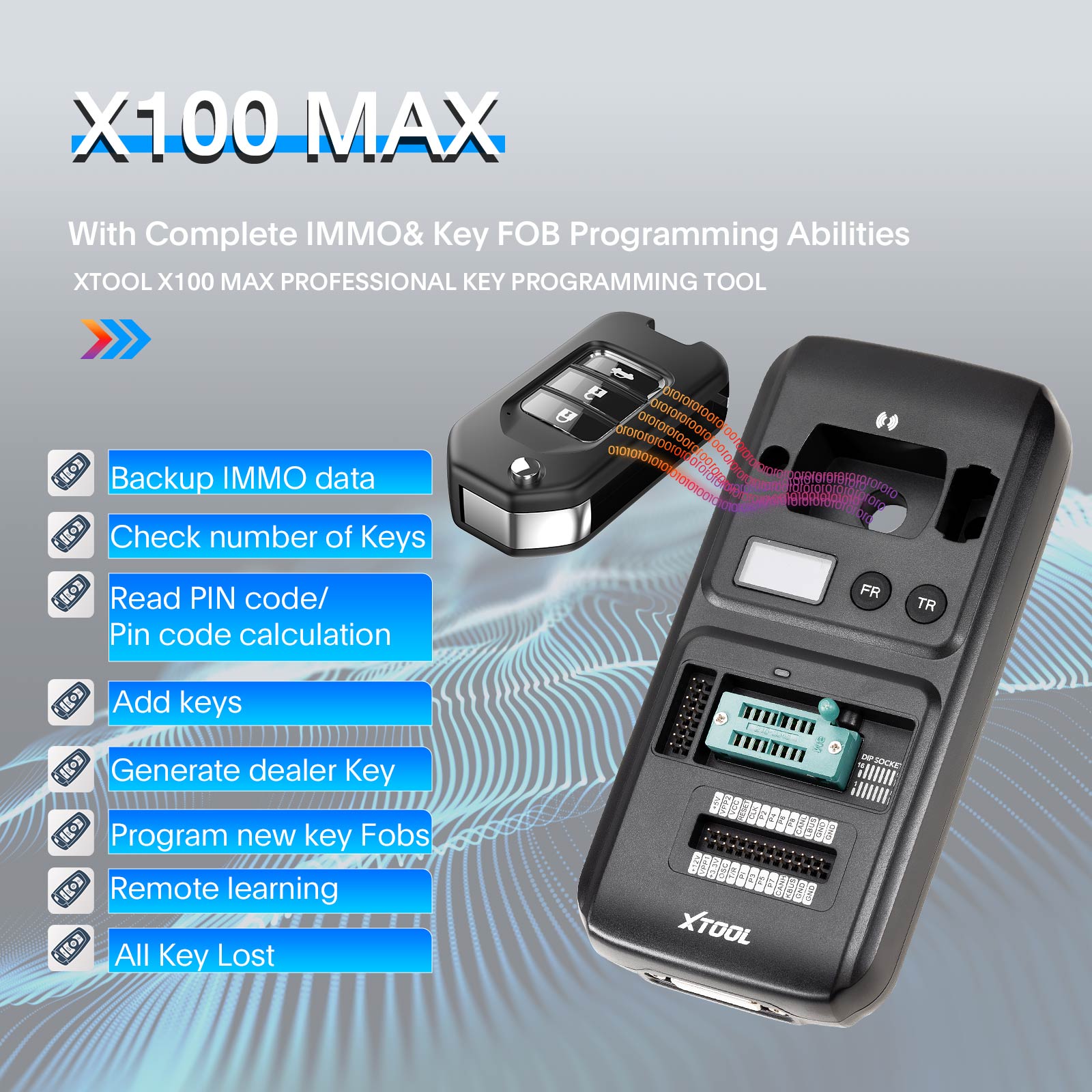 xtool x100max key programmer